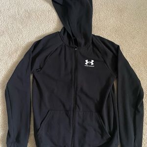 Under Armour Full Zip Hoodie (Youth XL - Black)